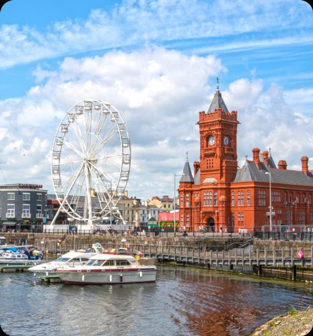 Cardiff city view